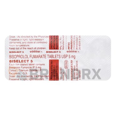 Biselect 5 mg (100 tabs) Intas Pharmaceuticals